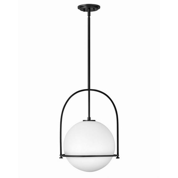 3405BK Hinkley Lighting Somerset - 1 Light Large Pendant in Transitional Style - 15.5 Inches Wide by 23 Inches High-Black Finish
