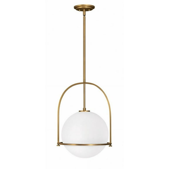 1 Light Large Pendant In Transitional Style 15.5 Inches Wide By 23 Inches High-Heritage Brass Finish Hinkley Lighting 3405Hb