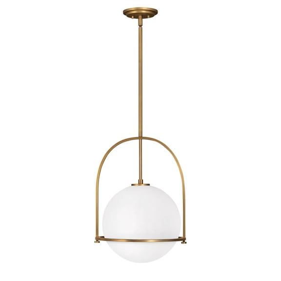 3405HB Hinkley Lighting Somerset - 1 Light Large Pendant in Transitional Style - 15.5 Inches Wide by 23 Inches High-Heritage Brass Finish