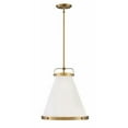 thumbnail image 1 of 1 Light Large Pendant in Traditional-Transitional Style 16 inches Wide By 17.75 inches High-Lacquered Brass Finish Bailey Street Home 81-Bel-3088070, 1 of 10