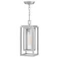 thumbnail image 1 of 1002SI-LV Hinkley Lighting Republic - 1 Light Medium Outdoor Hanging Lantern in Transitional Style - 7 Inches Wide by 16.75 Inches High-Satin Nickel, 1 of 19