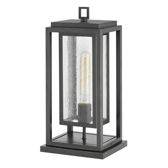 1 Light Medium Outdoor Pier Mount in Transitional Style 7 inches Wide By 16.5 inches High-Oil Rubbed Bronze Finish-E26 Medium Lamp Base Type-Led