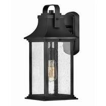 2394TK Hinkley Lighting Grant - 1 Light Medium Outdoor Wall Lantern-Textured Black Finish