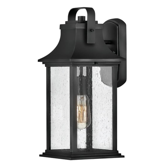 2394TK Hinkley Lighting Grant - 1 Light Medium Outdoor Wall Lantern-Textured Black Finish