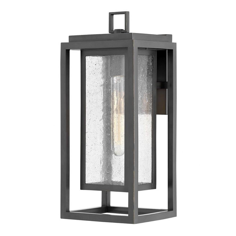 1 Light Medium Outdoor Wall Lantern in Transitional Style 7 inches Wide By 16 inches High-Oil Rubbed Bronze Finish-Led Lamping Type-E26 Medium Lamp