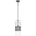 thumbnail image 1 of 1 Light Mini Pendant-19 inches Tall and 7 inches Wide-Antique Nickel Finish Bailey Street Home 71-Bel-5173498, 1 of 1