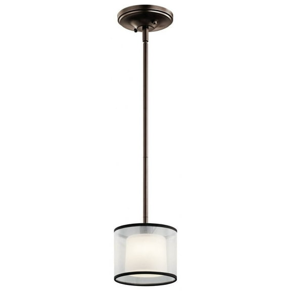 43152MIZ-Kichler Lighting-Tallie - 1 light Mini Pendant - 6.25 inches tall by 6 inches wide-Mission Bronze Finish
