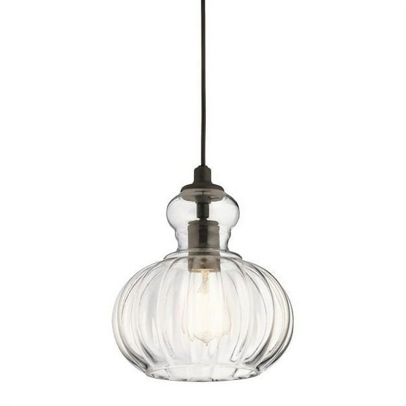 43956OZ Kichler Lighting Riviera - 1 light Mini Pendant - 8.75 inches wide-Olde Bronze Finish    -Traditional Installation