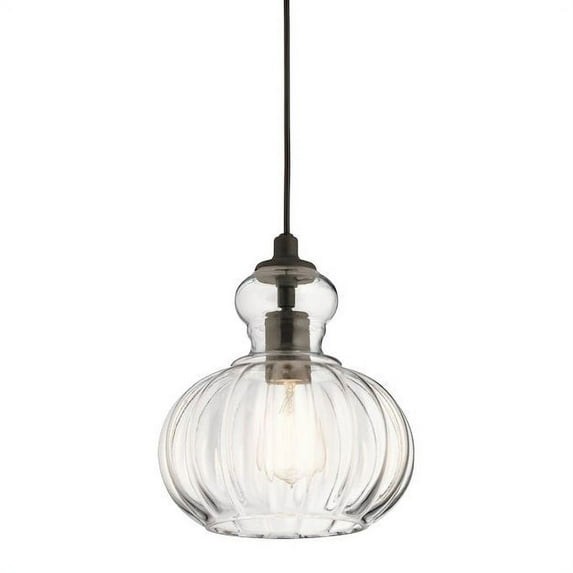 43956OZ Kichler Lighting Riviera - 1 light Mini Pendant - 8.75 inches wide-Olde Bronze Finish -Traditional Installation