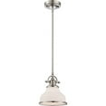 thumbnail image 1 of GRT1508BN Quoizel Lighting Grant - 1 Light Mini Pendant-Brushed Nickel Finish, 1 of 7