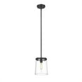 thumbnail image 1 of 1 Light Mini Pendant In Transitional Style-11 Inches Tall And 7.5 Inches Wide-Matte Black Finish Z-Lite 3032Mp-Mb, 1 of 2