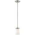 thumbnail image 1 of 1 Light Mini Pendant In Transitional Style 7.5 Inches Tall By 4.75 Inches Wide-Brushed Nickel Finish Minka Lavery 4961-84, 1 of 2