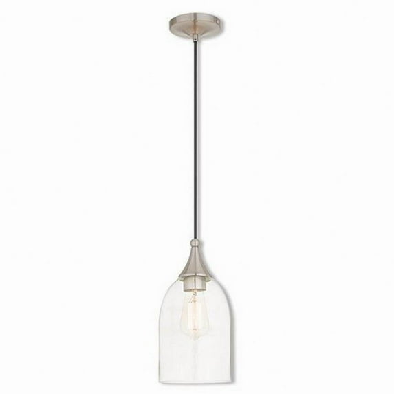 1 Light Mini Pendant in Coastal Style 6.25 inches Wide By 13.5 inches High Bailey Street Home 218-Bel-4432597