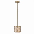 thumbnail image 1 of 1 Light Mini Pendant in Glam Style 7 inches Wide By 10.25 inches High-Soft Gold Finish Bailey Street Home 218-Bel-2513129, 1 of 1