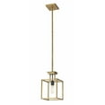 thumbnail image 1 of 1 Light Mini Pendant in Linear Style 8 inches Wide By 13 inches High-Olde Brass/Bronze Finish Bailey Street Home 372-Bel-2959129, 1 of 1