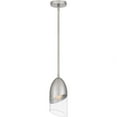 thumbnail image 1 of 1 Light Mini Pendant in Modern Style-11.75 inches Tall and 5 inches Wide-Brushed Nickel Finish Bailey Street Home 71-Bel-5173447, 1 of 1