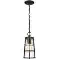 thumbnail image 1 of 1 Light Outdoor Chain Mount Hanging Lantern In Outdoor Style-13.25 Inches Tall And 6 Inches Wide Z-Lite 591Chm-Bk, 1 of 5
