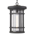 thumbnail image 1 of 1 Light Outdoor Chain Mount Lantern In Craftsman Style 12 Inches Wide By 18.75 Inches High-Oil Rubbed Bronze Finish Z-Lite 570Chxl-Orb, 1 of 5