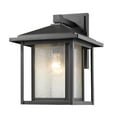 thumbnail image 1 of 1 Light Outdoor Chain Mount Lantern In Gothic Style 8 Inches Wide By 13.75 Inches High-Black Finish Z-Lite 563Chm-Bk, 1 of 2