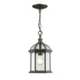 thumbnail image 1 of 1 Light Outdoor Chain Mount Lantern In Gothic Style 8 Inches Wide By 13.75 Inches High-Rust Finish Z-Lite 563Chm-Rt, 1 of 5