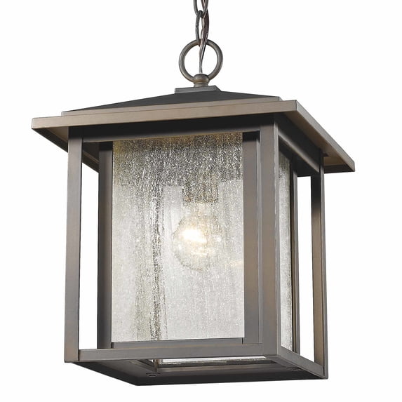 Z-Lite Aspen Outdoor Pendant in Oil Rubbed Bronze
