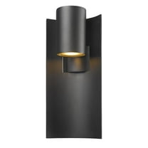 1 Light Outdoor Chain Mount Pendant In Contemporary Style-18 Inches Tall And 6.75 Inches Wide-Black Finish-Seedy Glass Color Z-Lite 592Chm-Bk