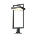thumbnail image 1 of 1 Light Outdoor Pier Mounted Fixture Frame Finish Black, 1 of 3