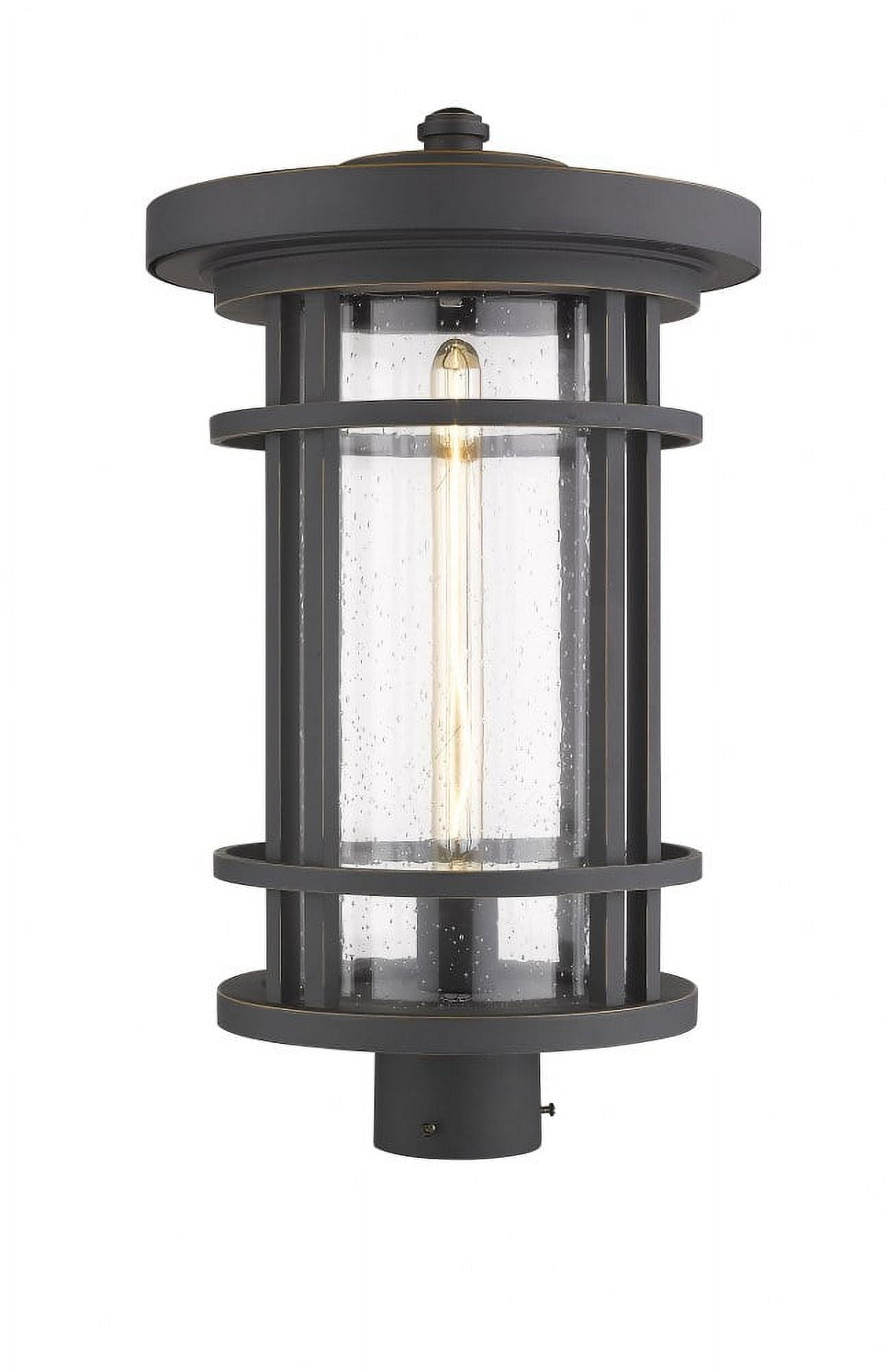 1 Light Outdoor Post Mount Lantern In Craftsman Style 14.25 Inches Wide By 109.5 Inches High Z-Lite 570Phxl-Orb