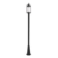 thumbnail image 1 of 1 Light Outdoor Post Mount Lantern In Period Inspired Style 12.5 Inches Wide By 118.75 Inches High Z-Lite 569Phb-519P-Bk, 1 of 2