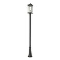 thumbnail image 1 of 1 Light Outdoor Post Mount Lantern In Seaside Style 14.25 Inches Wide By 105.25 Inches High Z-Lite 531Phbxlr-519P-Bk, 1 of 2