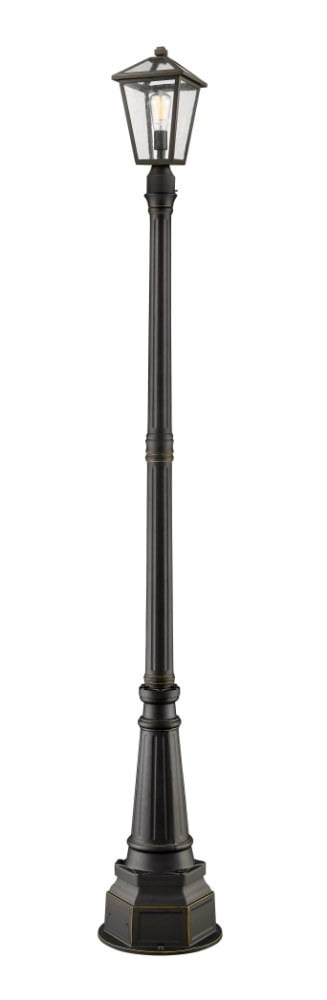 1 Light Outdoor Post Mount Lantern In Traditional Style 14.75 Inches Wide By 96.75 Inches High Z-Lite 579Phmr-564P-Orb