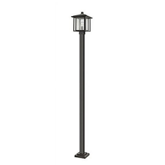 1 Light Outdoor Post Mount Lantern In Urban Style 11 Inches Wide By 111 Inches High-Oil Rubbed Bronze Finish Z-Lite 554Phbs-536P-Orb