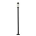 thumbnail image 1 of 1 Light Outdoor Post Mounted Fixture Frame Finish Black, 1 of 2