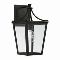 1 Light Outdoor Wall Lantern In Farmhouse Style-14.25 Inches Tall And 7.5 Inches Wide Capital Lighting 947911Bk