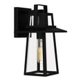 thumbnail image 1 of Quoizel Devonport 1-Light Matte Black Outdoor Wall Lantern, 1 of 2