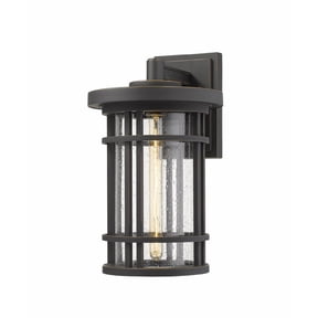 1 Light Outdoor Wall Mount In Craftsman Style 10 Inches Wide By 16.75 Inches High-Oil Rubbed Bronze Finish Z-Lite 570B-Orb