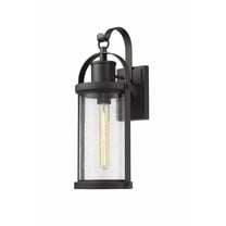 1 Light Outdoor Wall Mount In Period Inspired Style 7.5 Inches Wide By 19.5 Inches High Z-Lite 569M-Bk