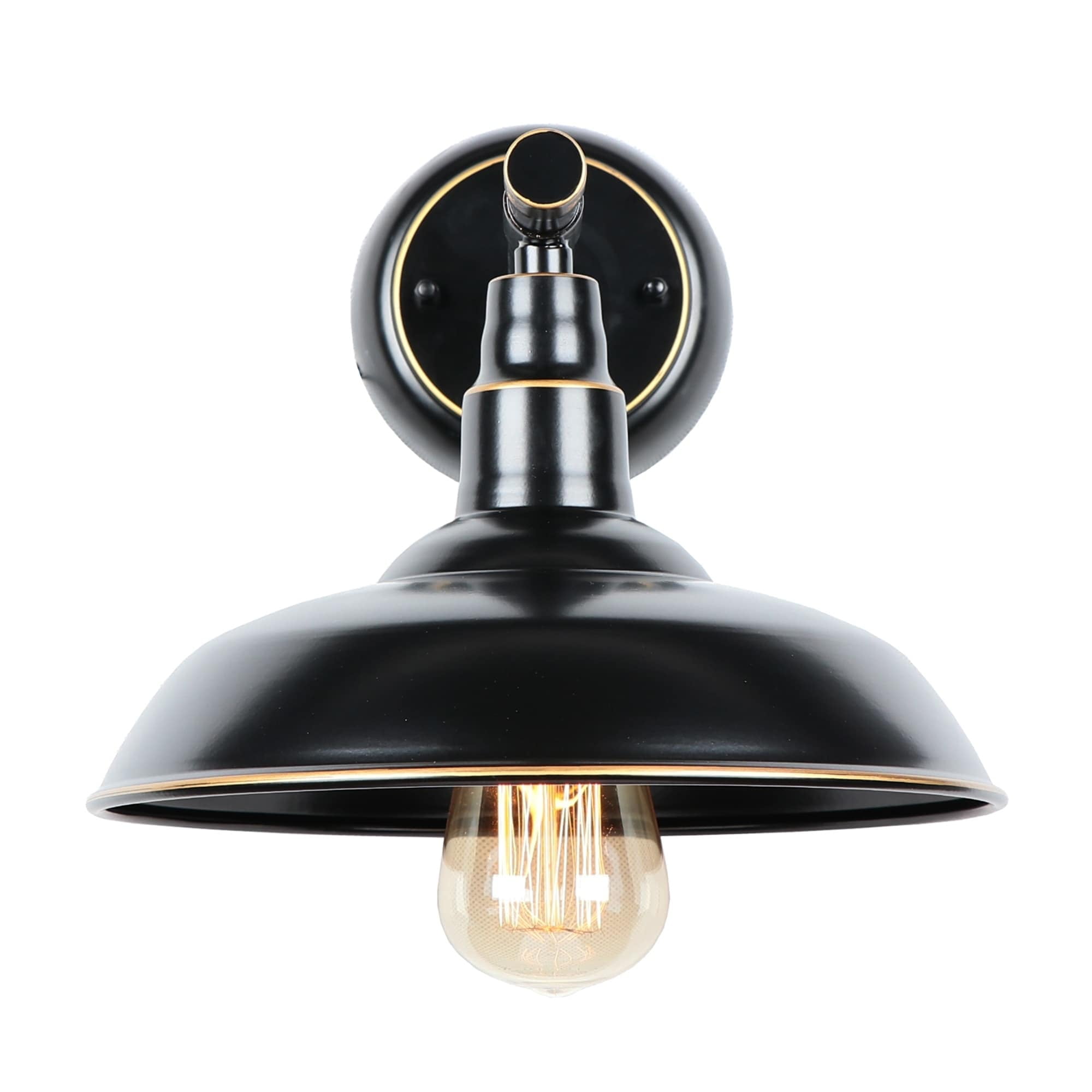 Imperial Black Bronze Direct Wired Electric Sconce
