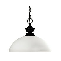1 Light Pendant In Billiard Style 14 Inches Wide By 11 Inches High     -Traditional Installation Z-Lite 100701Mb-Dmo14