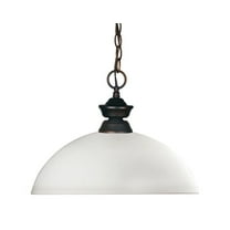 1 Light Pendant In Billiard Style 14 Inches Wide By 11 Inches High     -Traditional Installation Z-Lite 100701Ob-Dmo14
