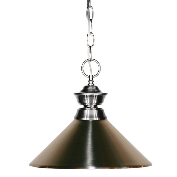 Z-Lite 1 Light Pendant in Brushed Nickel
