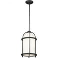 thumbnail image 1 of 52464BKT Kichler Lighting Topiary - 1 Light Pendant In Homestead Style-18 Inches Tall and 10.25 Inches Wide-Textured Black Finish, 1 of 11