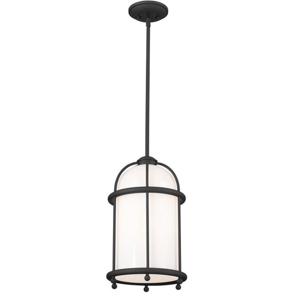 52464BKT Kichler Lighting Topiary - 1 Light Pendant In Homestead Style-18 Inches Tall and 10.25 Inches Wide-Textured Black Finish