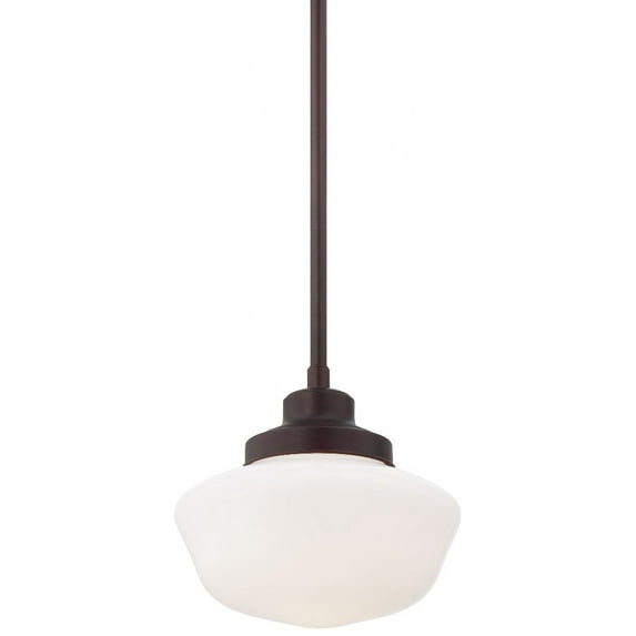 1 Light Pendant In Traditional Style 10.75 Inches Tall By 12 Inches Wide-Brushed Bronze Finish Minka Lavery 2254-576