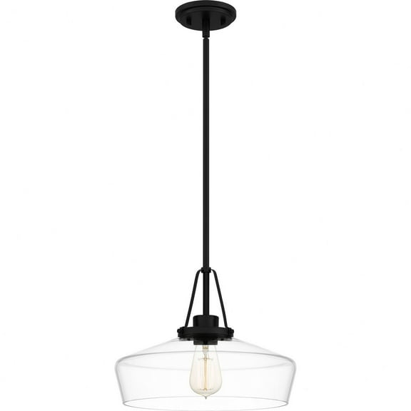 Quoizel Haven 1-Light Matte Black Pendant - Matte Black