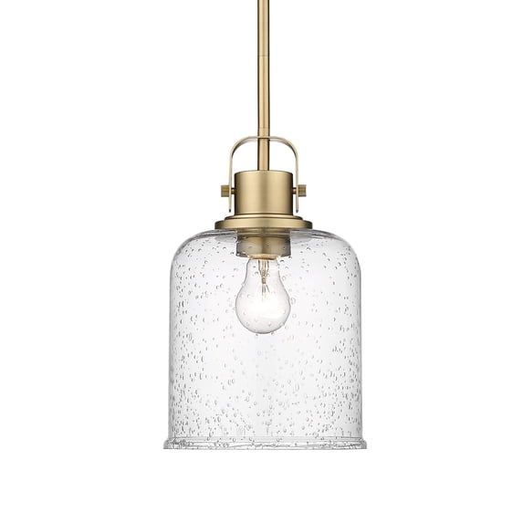 1 Light Pendant In Transitional Style-12.5 Inches Tall And 8 Inches Wide-Heirloom Gold Finish Z-Lite 340P8-Hg