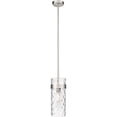 thumbnail image 1 of 1 Light Pendant In Transitional Style-15 Inches Tall And 6.5 Inches Wide-Brushed Nickel Finish Z-Lite 3035P6-Bn, 1 of 2