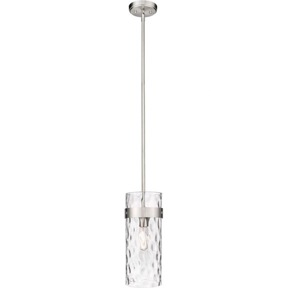 1 Light Pendant In Transitional Style-15 Inches Tall And 6.5 Inches Wide-Brushed Nickel Finish Z-Lite 3035P6-Bn