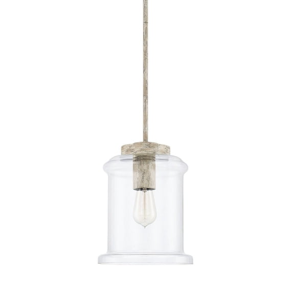 1 Light Pendant In Transitional Style 9 High By 62.75 Wide -Traditional Installation Capital Lighting 329511Ms