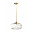 thumbnail image 1 of 1 Light Pendant In Urban Style 14 Inches Wide By 10 Inches High-Olde Brass Finish Z-Lite 490P14-Obr, 1 of 7
